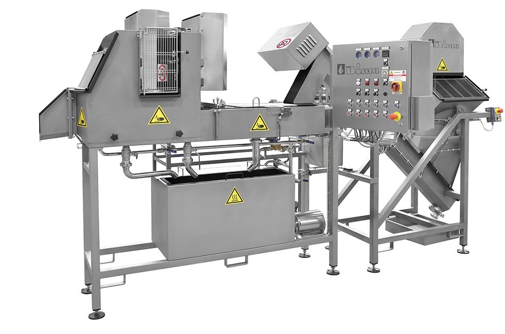 KOCH- ,KNET- UND FORMMASCHINE MIT ZWEI KNETABTEILUNGEN MOD. DM16/2T