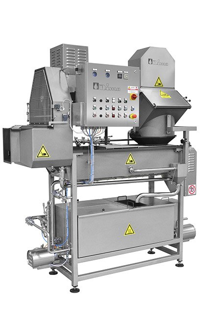 FORTWÄHREND BESCHICKABERE KOCH-, UND KNETMASCHINE MOD. SP11